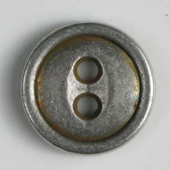 Full Metal Button Antique tin