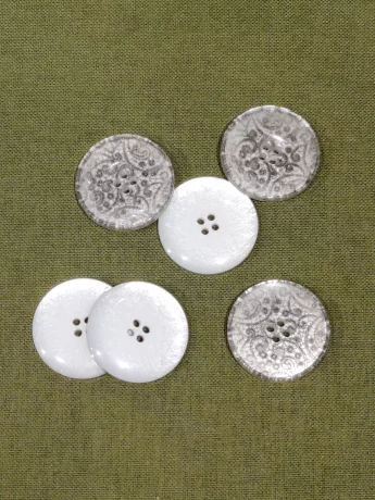 Vintage Lace Pattern Button