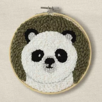 DMC Punch Needle Kit panda