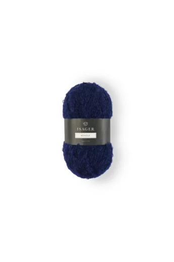 Isager Bouclé 100 Dark blue