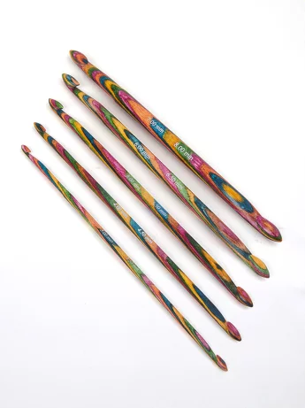 KnitPro Symfonie Wood Double Ended Crochet Hook Set