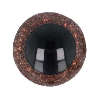 881 Ruskea Glitter 8mm