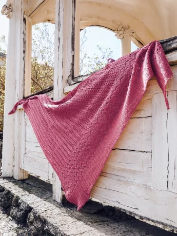 Toivo Shawl Kit, Pink