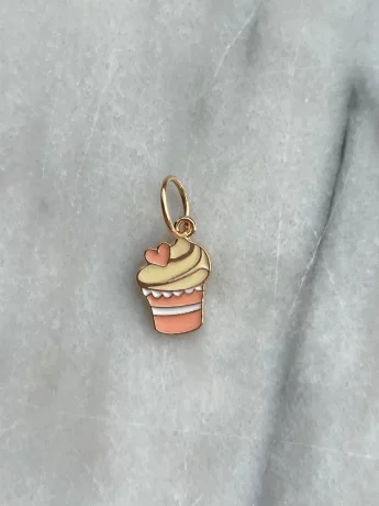 KNITS Stitch Marker Cupcake pink