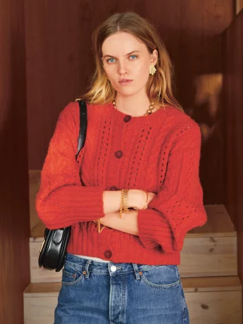 Sandnes 2409-8 Cornelia Cardigan Pattern english