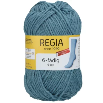 Regia Uni 6-ply 50g 01062 Savunsininen