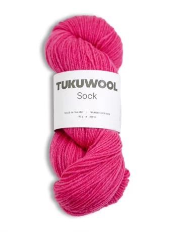 Tukuwool Sock 43 Hot pink