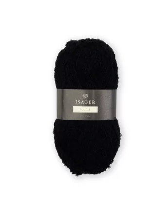 Isager Bouclé 30 Black