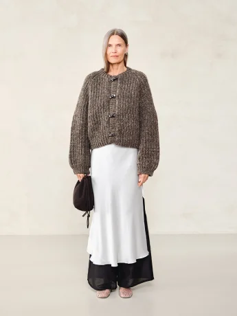 2507-04 Chunky Jacket neuleohje englanti