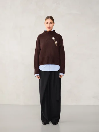 2507-05 Mindy Sweater Chunky Edition neuleohje englanti