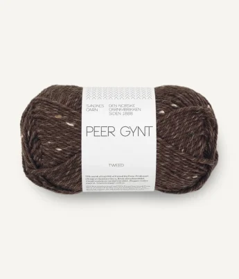 3085 Dark Brown Natur Tweed