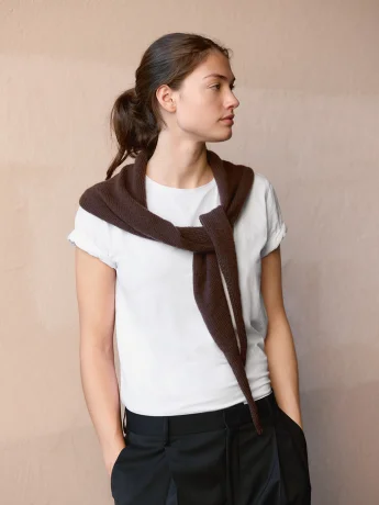 2508-03 Triangle Scarf neuleohje englanti