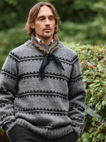2513-02 Ridge Sweater MAN neuleohje englanti