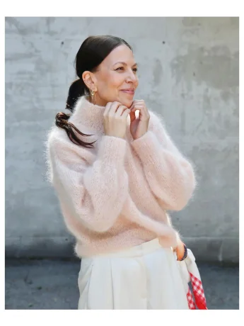 Leeni Hoimela neuleohje Ballerine neulepaita englanti