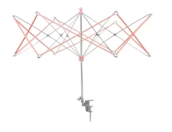 Vyyhdinpuut metallia vaaleanpunainen