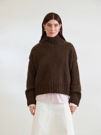 2602-02 Mina Sweater neuleohje englanti