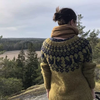 Maailman synty Pattern Print Finnish