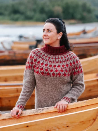 Sisu Knitwear Lingonberry Sweater