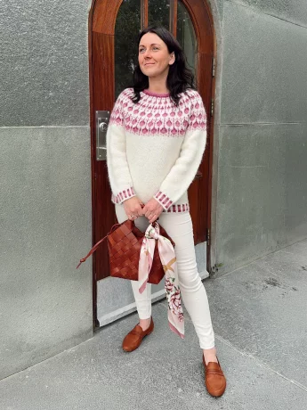 Sisu Knitwear Raspberry Sweater