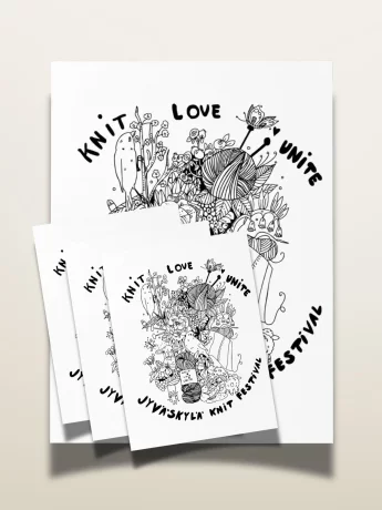 Knit Festival 2026 Post Card 3pcs + Poster