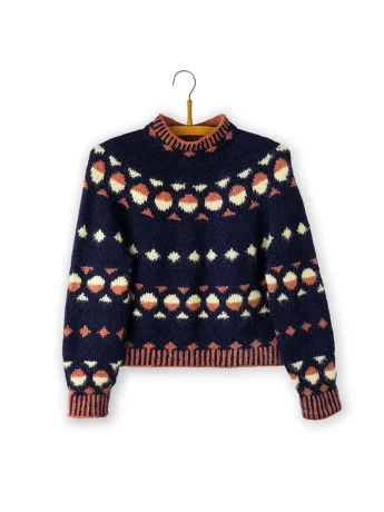 Isager Gunta Sweater Pattern Finnish