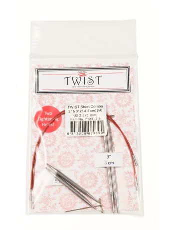 ChiaoGoo Twist Shorties Combo Tips and Cables 3mm