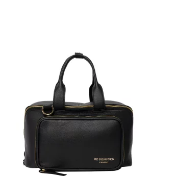 RE:DESIGNED Project 39 Crossbody Project Organiser, Black/Gold