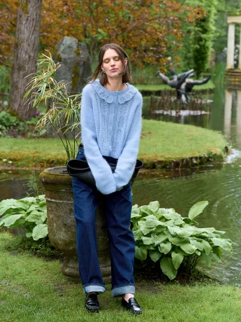 Sandnes 2606-04 DIY Bloom Cardigan neuleohje suomi