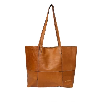 RE:DESIGNED Project 19 Soft Leather Shopper Bag, Burned Tan