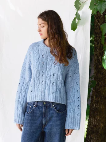 Sandnes 2606-11 DIY Junia Sweater neuleohje suomi