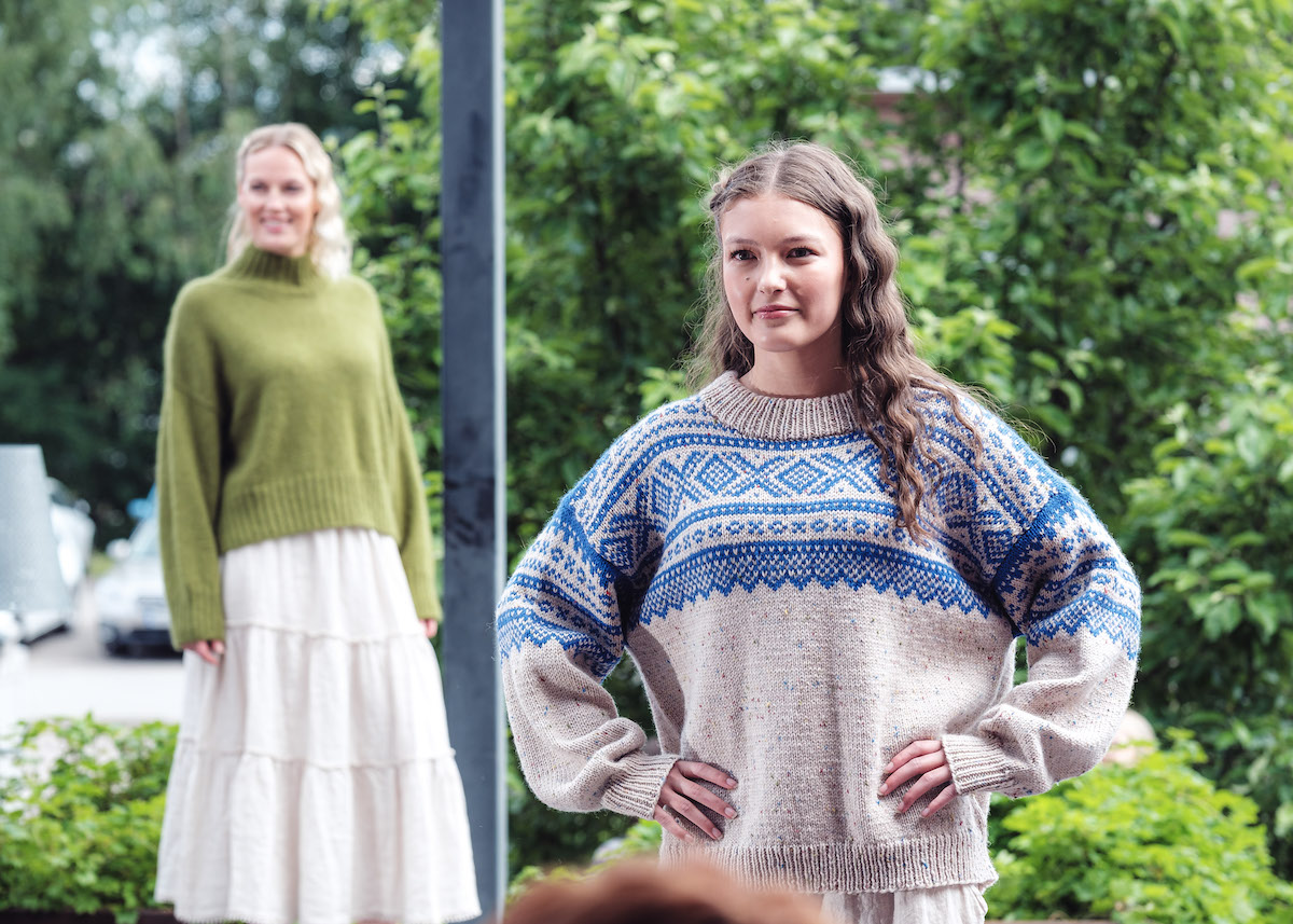 【MODERNIF】Almere Hair Dangara Knit Striped(Dangara) twisted knitwear – The Stylia